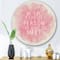 Designart - Be The Person You Want To Meet - Traditional Metal Circle Wall Art